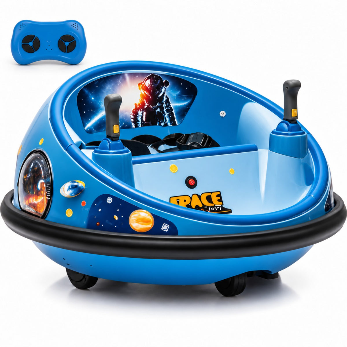 Space bumper car blue premium