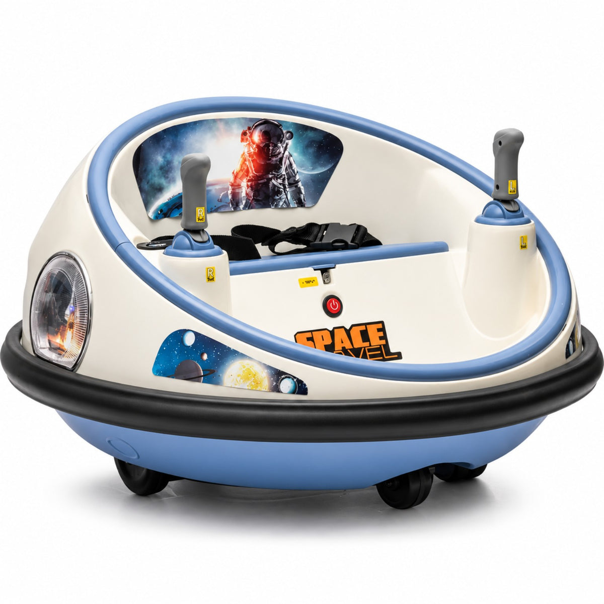 Space bumper car white blue standard